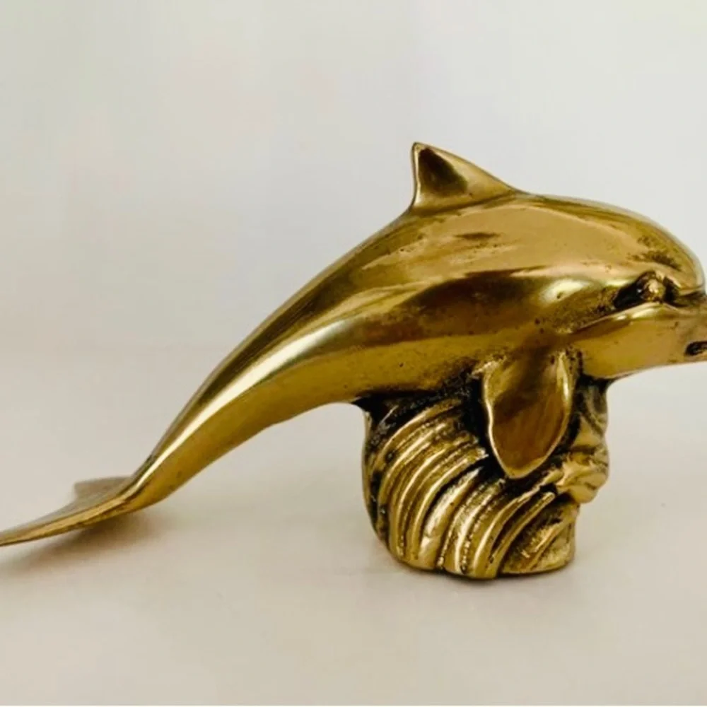Vintage brass dolphin figurine Kmart